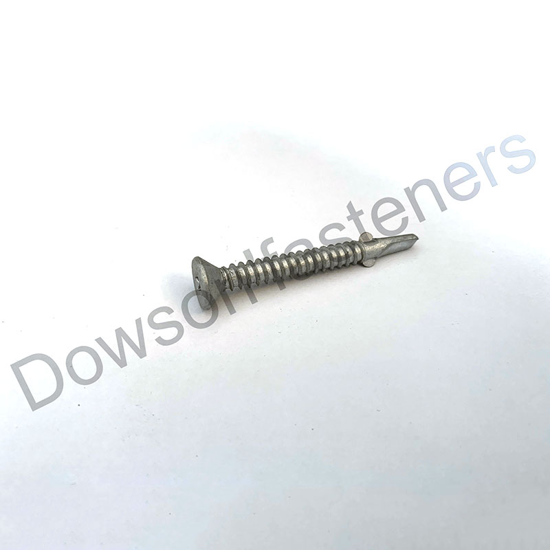 Flat Head Self-Drilling Screw na may Fin HDG