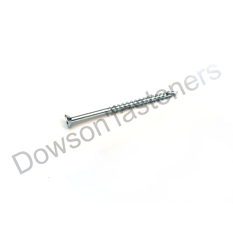 Flat Head Square Drive Wood Screw Type17 Zinc Plated