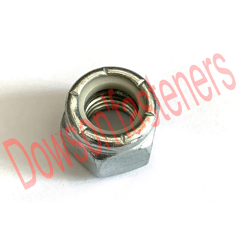 Grade 2 Nylon Insert Lock Nut Zinc Plated