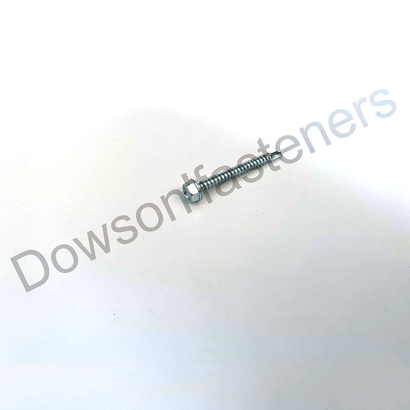 Hex Washer Head Self-Drilling Screw Zinc Plated