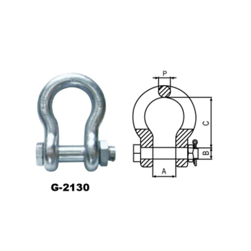 Amin.Drop Forged Anchor Chain Shackle G-2130 2150